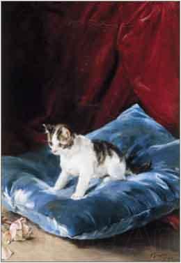Marques, Francisco Domingo Cat Norge oil painting art